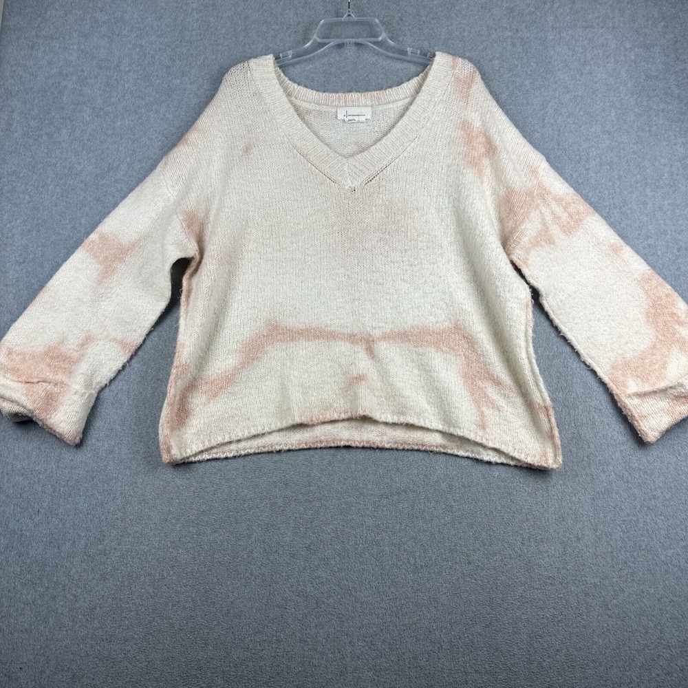 Anthropologie Sweater Womens M Maggie Bell Sleeve Knit Boho Cottage Core Coastal